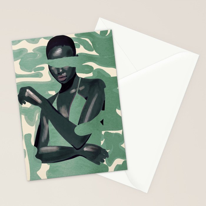 Girl Portrait 24 Stationery Card Gallery Image 2