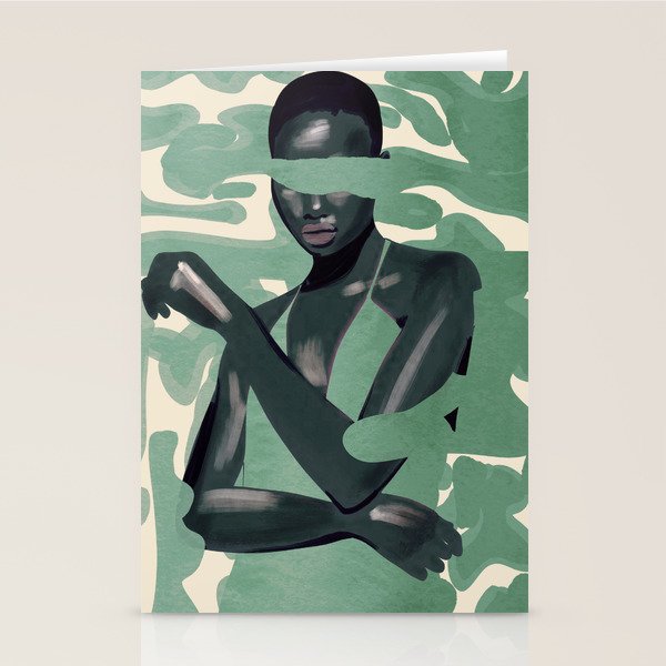 Girl Portrait 24 Stationery Card Gallery Image 1