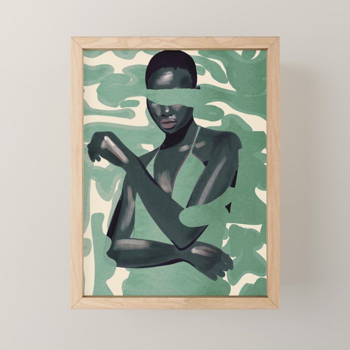 Girl Portrait 24 Mini Art Print Gallery Image 1