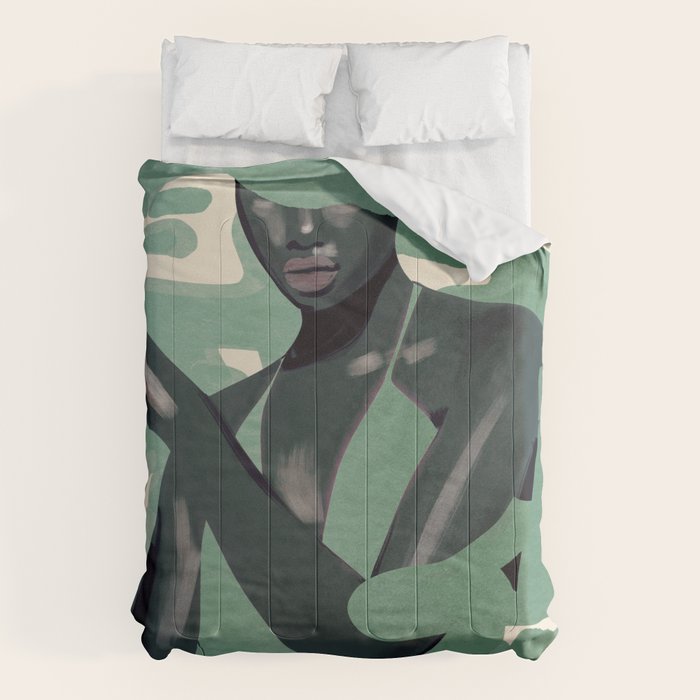 Girl Portrait 24 Comforter Gallery Image 6