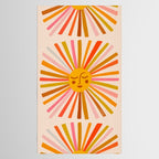 Sunshine - Retro Ochre Palette Tablecloth Gallery Image 2