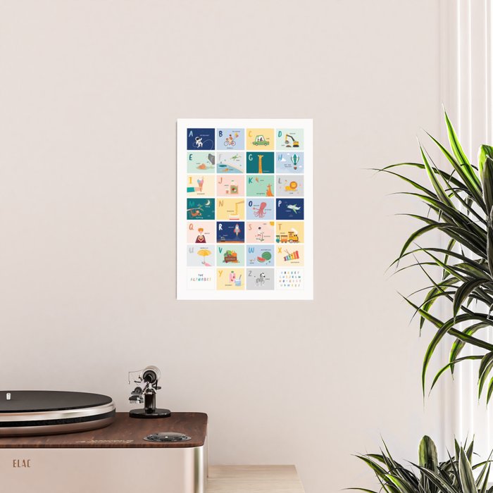 Children's Alphabet Print â Boys Poster Gallery Image 2