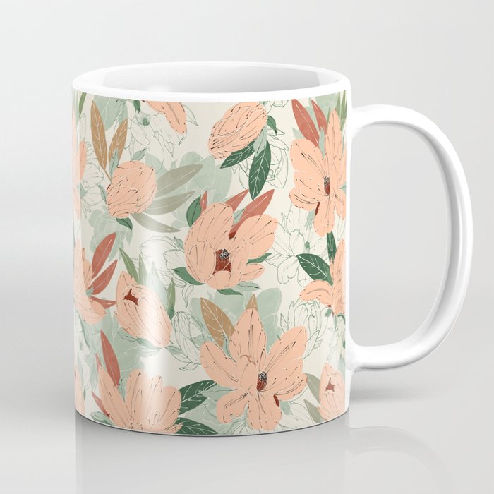 Big floral blossoms MF-24 Coffee Mug Gallery Image 1
