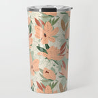 Big floral blossoms MF-24 Travel Mug Gallery Image 1