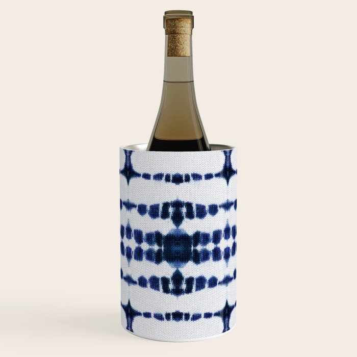 Boho Tie-Dye Knit Vertical Wine Chiller Gallery Image 1
