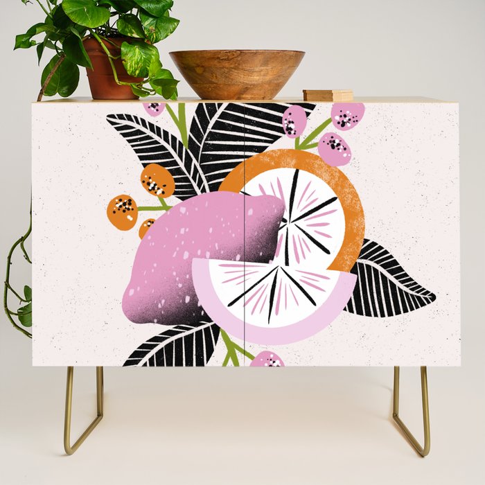 Pink Lemonade by Megan Roy Credenza Gallery Image 1