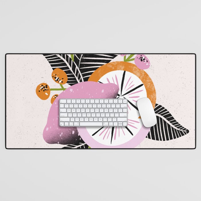 Pink Lemonade by Megan Roy Desk Mat Gallery Image 1