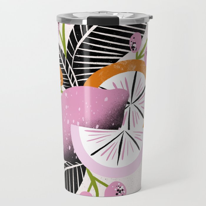 Pink Lemonade by Megan Roy Travel Mug Gallery Image 1