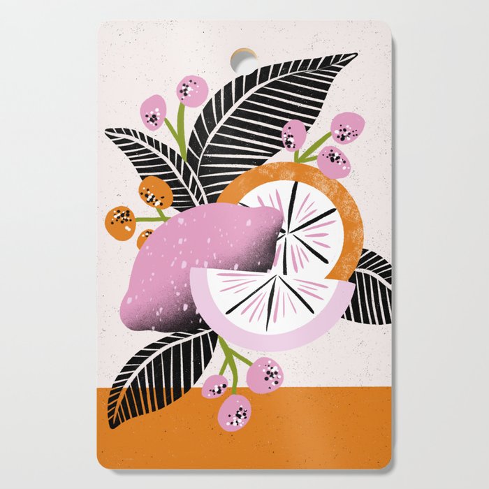 Pink Lemonade by Megan Roy Cutting Board Gallery Image 1
