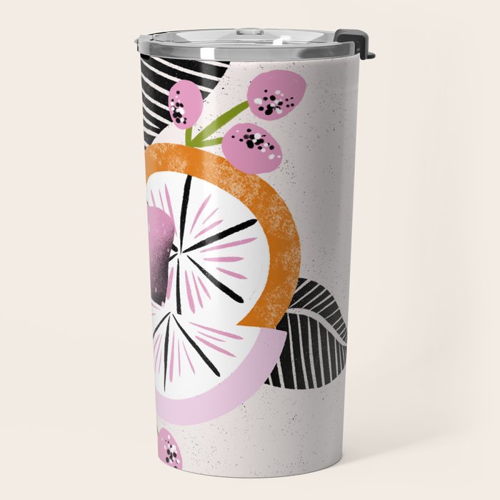 Pink Lemonade by Megan Roy Travel Mug Gallery Image 2