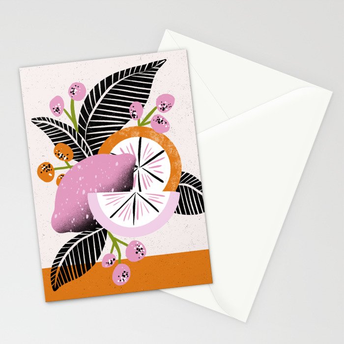 Pink Lemonade by Megan Roy Stationery Card Gallery Image 2