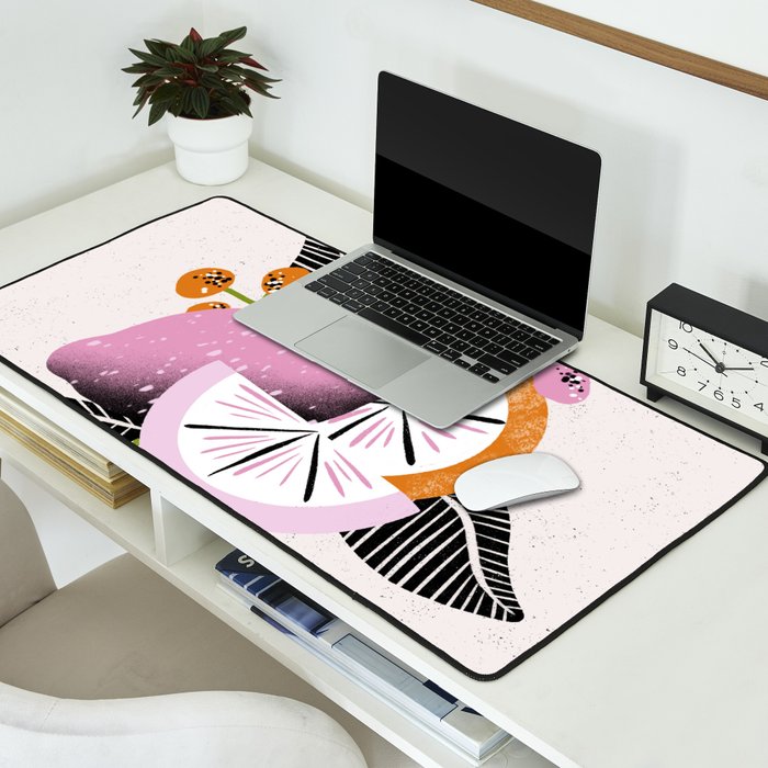 Pink Lemonade by Megan Roy Desk Mat Gallery Image 2