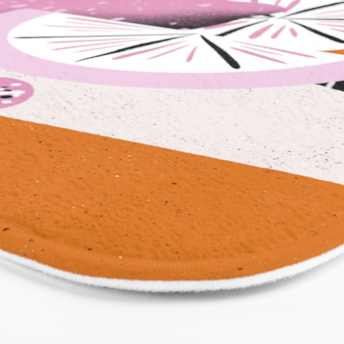 Pink Lemonade by Megan Roy Bath Mat Gallery Image 3