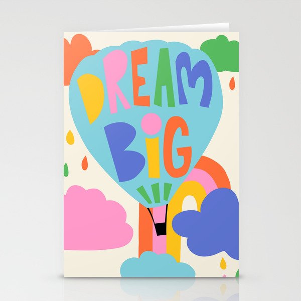 Dream Big - Cute Affirmation For Kids Stationery Card Gallery Image 2