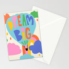 Dream Big - Cute Affirmation For Kids Stationery Card Gallery Image 2