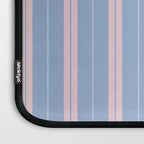 Cottage Stripes Double Stripe Pattern in Light Blue and Baby Pink Laptop Sleeve Gallery Image 3