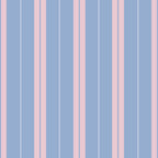 Cottage Stripes Double Stripe Pattern in Light Blue and Baby Pink Coffee Mug Gallery Image 2