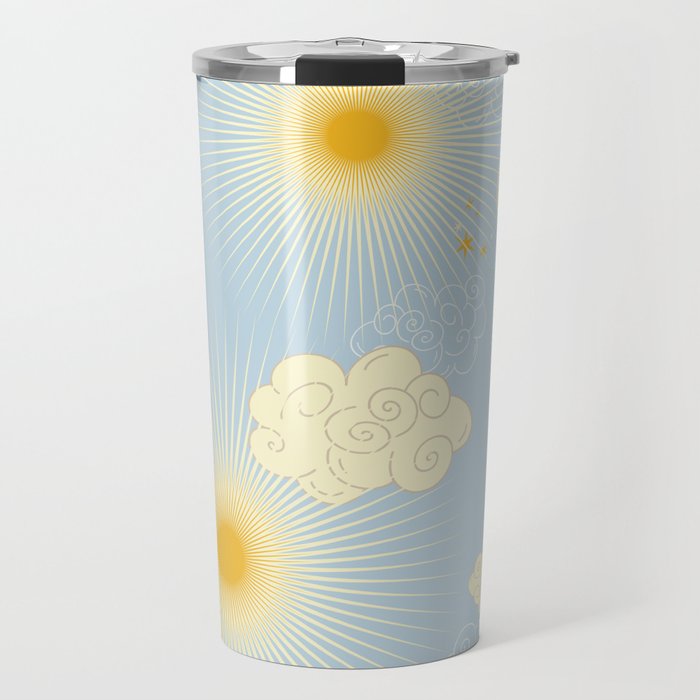 Feel the Cosmic summer day Travel Mug Gallery Image 1