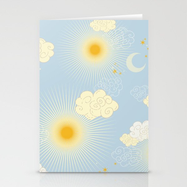 Feel the Cosmic summer day Stationery Card Gallery Image 1