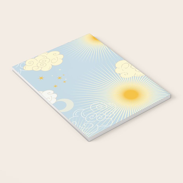 Feel the Cosmic summer day Notebook Gallery Image 3