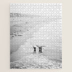 Surfers Exiting the Water in Manhattan Beach California Jigsaw Puzzle Gallery Image 1