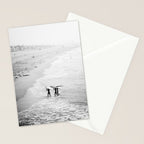 Surfers Exiting the Water in Manhattan Beach California Stationery Card Gallery Image 2