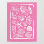 Pink Seashells Poster Gallery Image 4