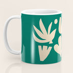 Bottle Green Collage: Paper Cutouts Matisse Edition Coffee Mug Gallery Image 3