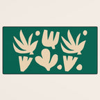 Bottle Green Collage: Paper Cutouts Matisse Edition Desk Mat Gallery Image 3