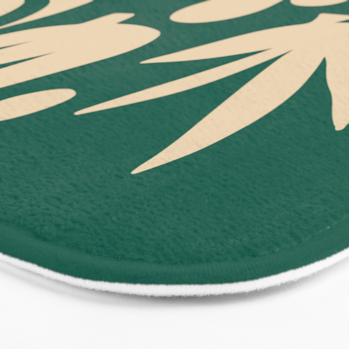 Bottle Green Collage: Paper Cutouts Matisse Edition Bath Mat Gallery Image 3
