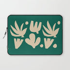 Bottle Green Collage: Paper Cutouts Matisse Edition Laptop Sleeve Gallery Image 1