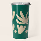 Bottle Green Collage: Paper Cutouts Matisse Edition Travel Mug Gallery Image 2