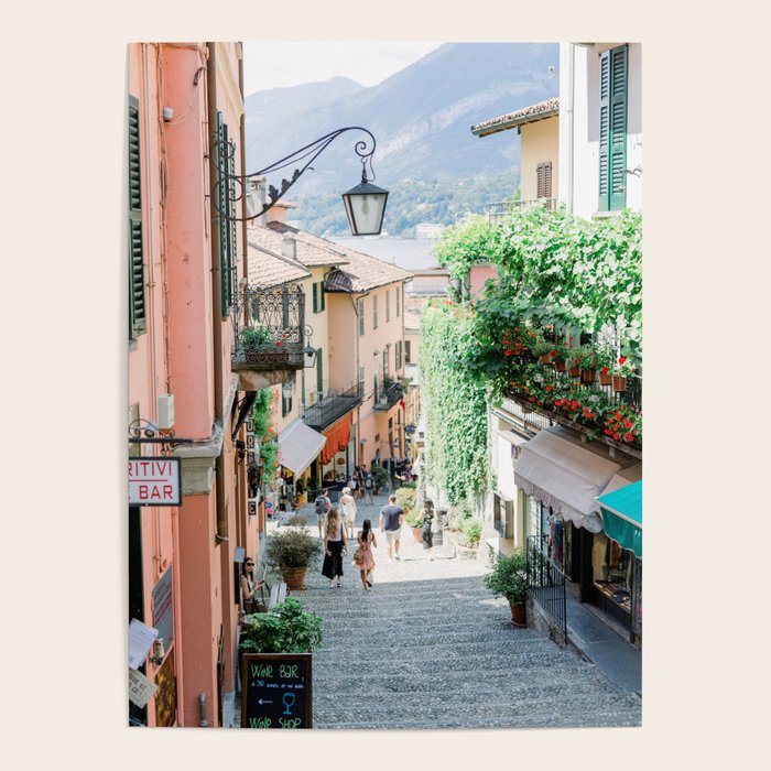 Street in Bellagio | Lake Como, Italy | Fine Art Travel Photography Print | Italy Wall Art Poster Gallery Image 4