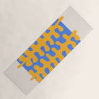 Royal Blue & Supernova: Matisse Paper Leaf Cutouts 02 Yoga Mat Gallery Image 1