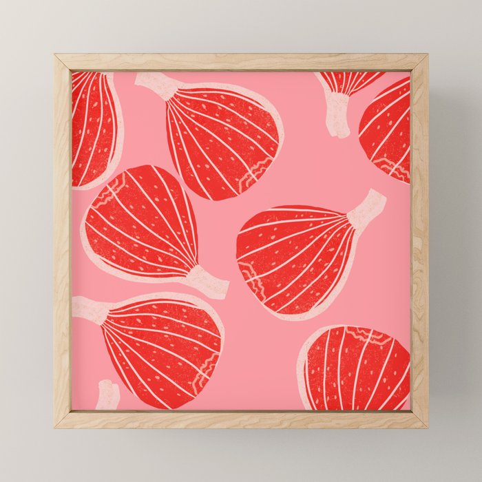 Pink Figs Mini Art Print Gallery Image 1