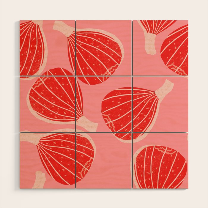 Pink Figs Wood Wall Art Gallery Image 1