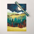 Autumn Moon Wrapping Paper Gallery Image 1