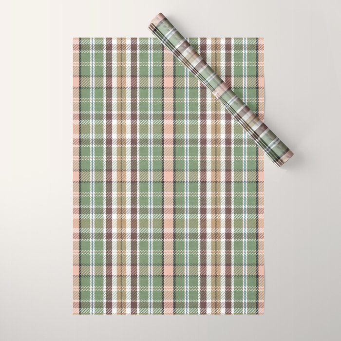 Wilderness Plaid Cozy Heirloom Multi Wrapping Paper Gallery Image 1