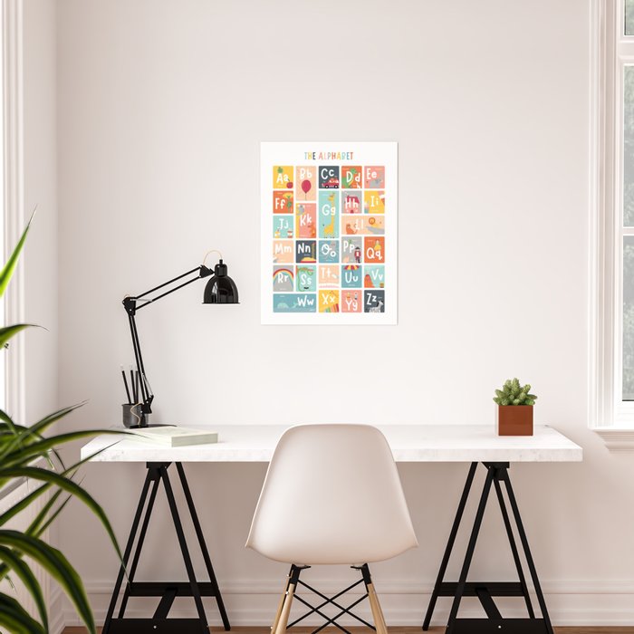 Children's Alphabet Print â Gender neutral Poster Gallery Image 2