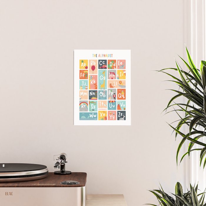 Children's Alphabet Print â Gender neutral Poster Gallery Image 2