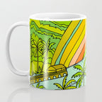 Surf Paradise Rainbow of Happiness Coffee Mug Gallery Image 3