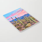 Arizona South West Sunset Cactus Desert Landscape Notebook Gallery Image 3