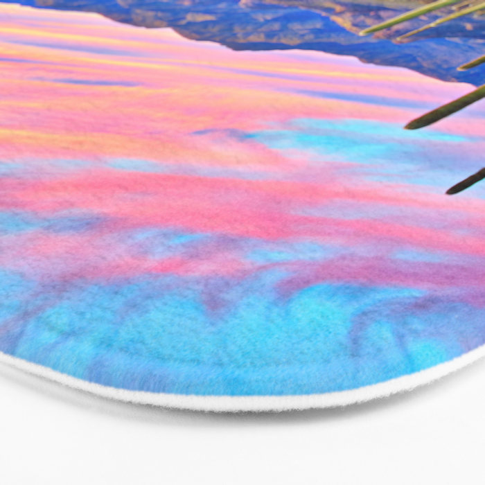 Arizona South West Sunset Cactus Desert Landscape Bath Mat Gallery Image 3