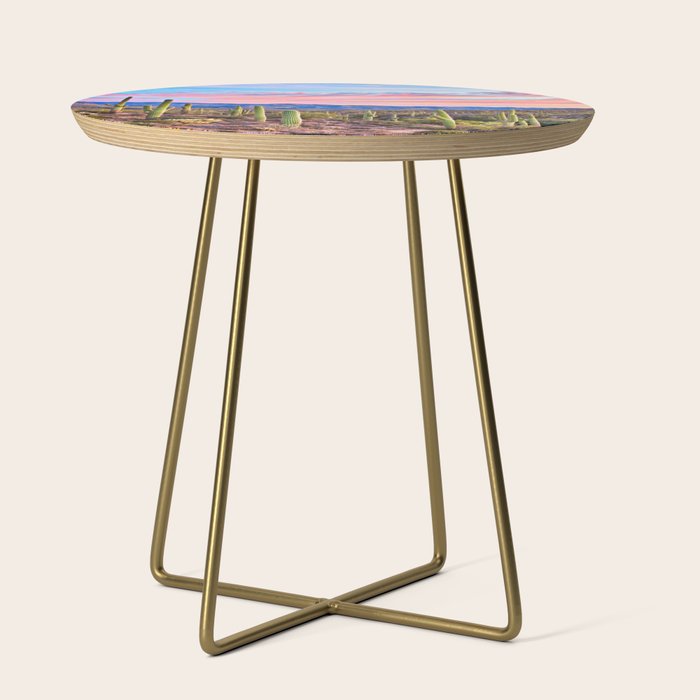 Arizona South West Sunset Cactus Desert Landscape Side Table Gallery Image 1