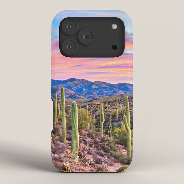 Arizona South West Sunset Cactus Desert Landscape iPhone Case Gallery Image 3