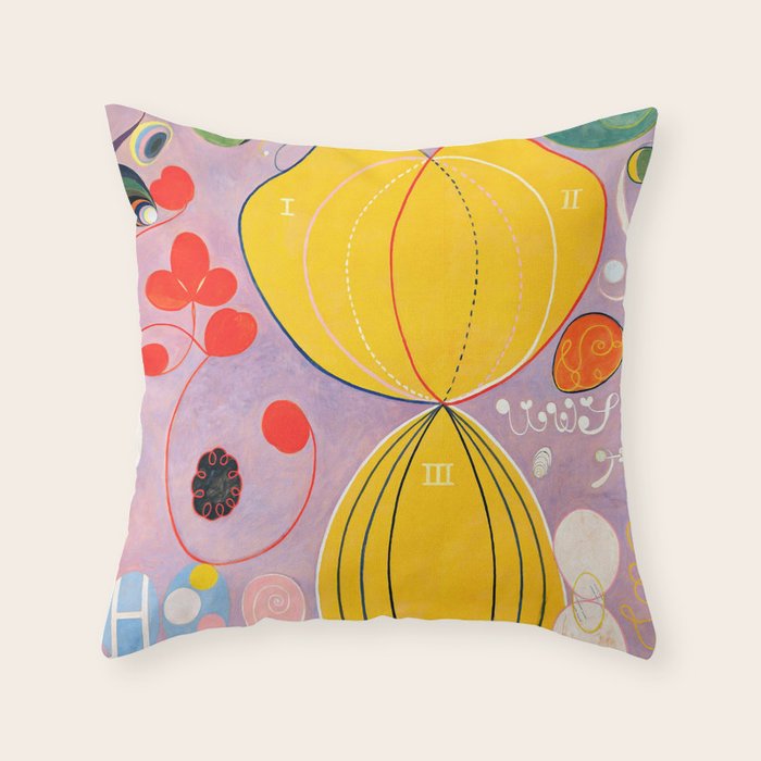 Hilma af Klint "The Ten Largest, No. 07, Adulthood, Group IV" Throw Pillow Gallery Image 6