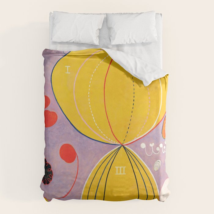 Hilma af Klint "The Ten Largest, No. 07, Adulthood, Group IV" Duvet Cover Gallery Image 1
