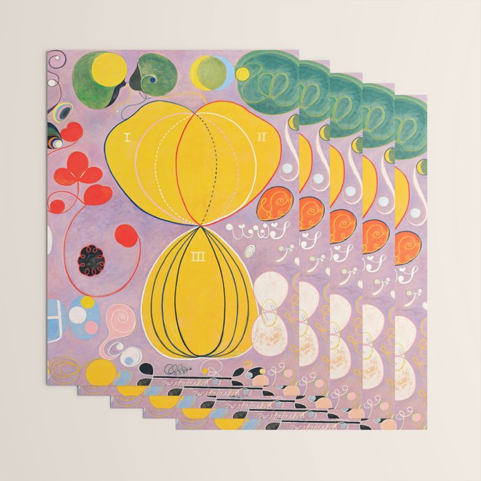 Hilma af Klint "The Ten Largest, No. 07, Adulthood, Group IV" Wrapping Paper Gallery Image 3
