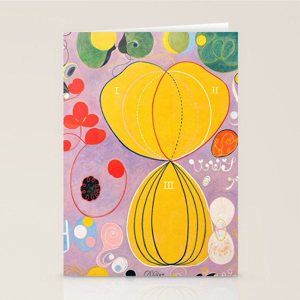 Hilma af Klint "The Ten Largest, No. 07, Adulthood, Group IV" Stationery Card Gallery Image 1