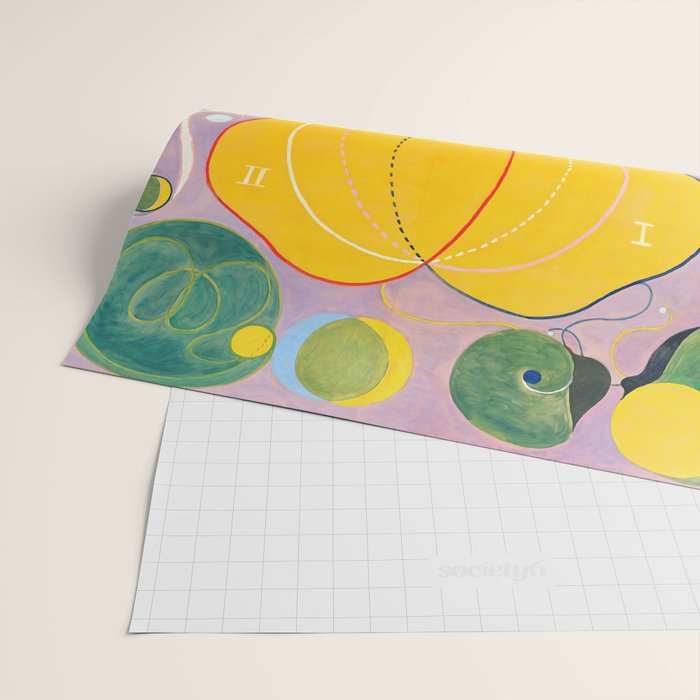 Hilma af Klint "The Ten Largest, No. 07, Adulthood, Group IV" Wrapping Paper Gallery Image 2